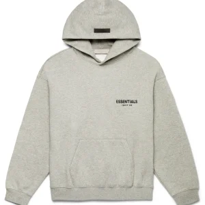 dark oatmeal essentials hoodie
