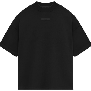 Essentials Black Crewneck T Shirt