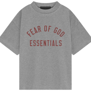 Essentials Gray Crew Neck T Shirt