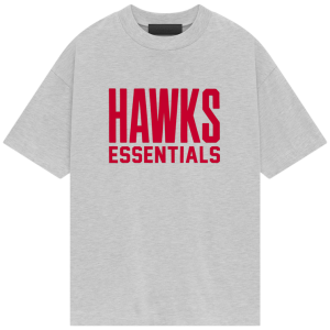 Gray HAWKS Essentials T Shirt